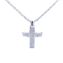 Load image into Gallery viewer, 20&quot; Diamond Necklace 32 Diamond .64 Carat T.W. 14K White Gold 18.5g