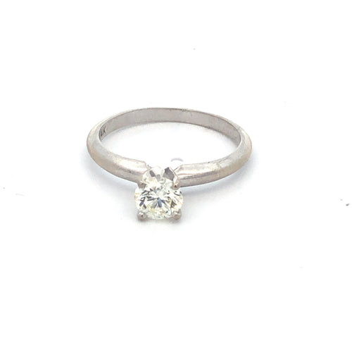 Lady's Diamond Engagement Ring .60 CT. 14K 2 Tone Gold 2.3g