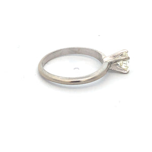 Lady's Diamond Engagement Ring .60 CT. 14K 2 Tone Gold 2.3g