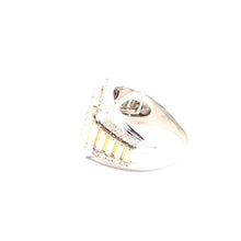 Load image into Gallery viewer, Gent&#39;s Diamond Cluster Ring 58 Diamonds 2.76 Carat T.W 2 Tone Gold 10.8g